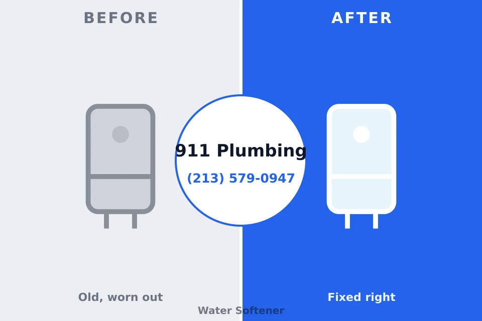 Before and after: plumbing company Beaver Dam, AZ
